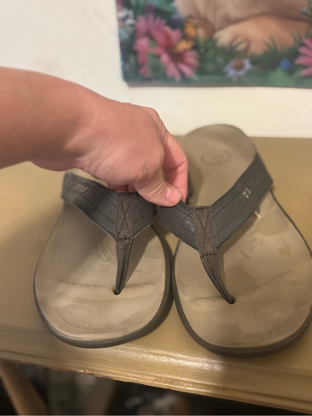 CROCS Brown Men's Sandal Flip-Flops